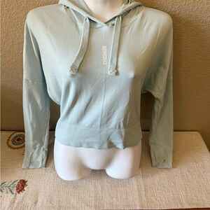 Gymshark Light Blue Hoodie-Size S
